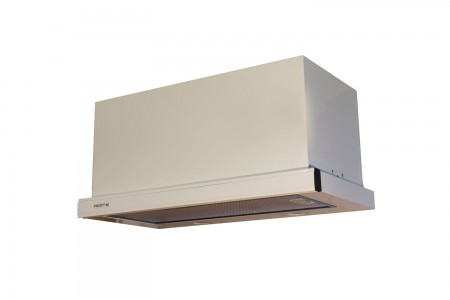Kitchen hood Profit M Telescope No. 2 60 cm 750 m3 color ivory with LED lighting insert ivory with