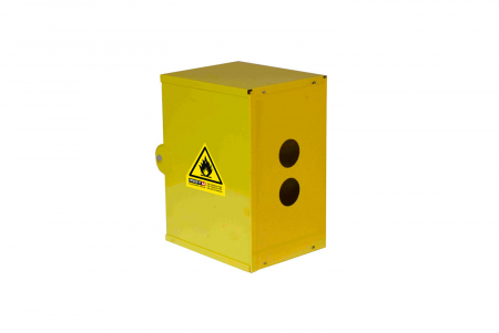 Boxes for the gas counter Profit M GRK of yellow color 