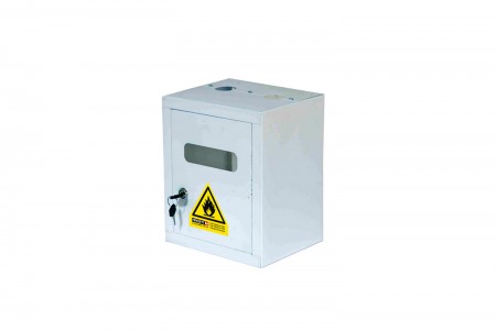 Boxes for the Profit M GL-4 gas counter of white color 