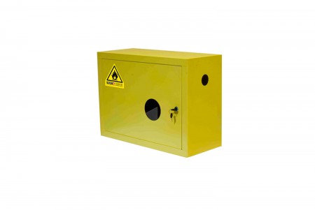 Boxes for the gas counter of Profit M GRL-4 of yellow color 