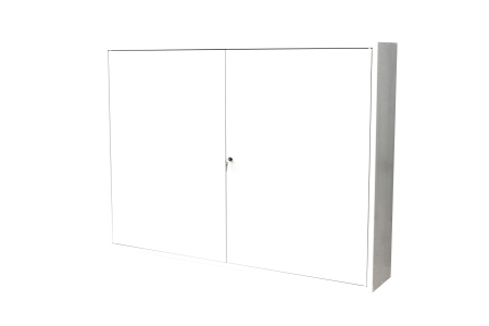 Fire cabinet Profit M ШПН - 10 white color without a back wall
