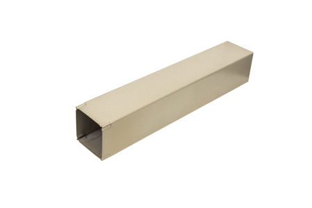 Metal pipe for Profit M range hood 90 x 90 x 500 mm in white antique